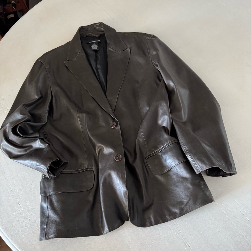 Club Monaco Men's leather Jacket